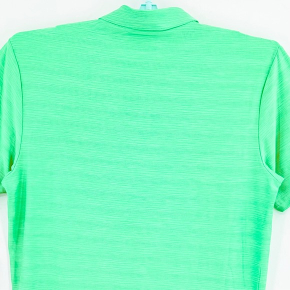 PGA Tour Men's Airflux UPF 40 Stretch Spring Green Polo Shirt Size Large NWT - Picture 9 of 10